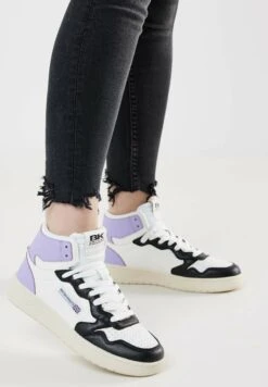 British Knights Noors Mid - Sneakers Hoog - White Black Lilac