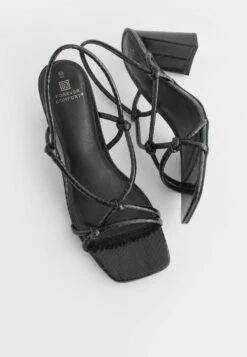 Next Forever Comfort Knotted Standard - Sandalen - Black -Mode Schoenen 08a465a5576c4bed8d333023599ba699