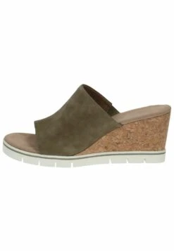 Caprice Muiltjes Met Hak - Cactus Suede