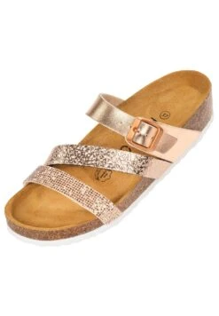 Kos - Muiltjes - Metallic Rosa -Mode Schoenen 0c360de0f566492699b1e506acff9410