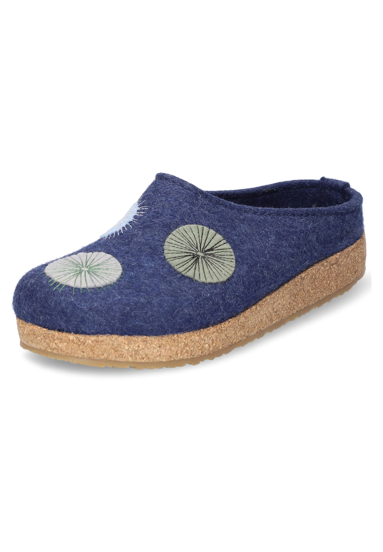 Haflinger Grizzly Radius - Pantoffels - Blau 3 Haflinger Grizzly Radius - Pantoffels - Blau