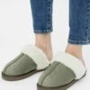 Bianco Biasweetie - Pantoffels - Olive -Mode Schoenen 0d738243a85b4d3dbde43e509bd2bdc6