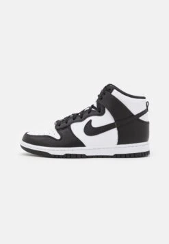 Mode Schoenen 34 Nike Sportswear Dunk- Sneakers Hoog - White/Black/Universe Red