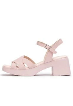 Wonders Georgina- Sandalen Met Plateauzool - Pink