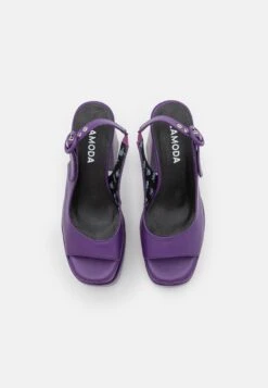Lamoda Stella - Sandalen Met Plateauzool - Purple -Mode Schoenen 18af316fae58423886a557020b2d6a91