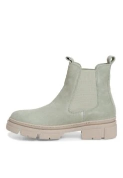 Tamaris Enkellaarsjes Met Plateauzool - Green