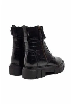 Pod Lola - Veterboots - Black Croc -Mode Schoenen 1f95b364c3fd47259be28924ce91f2ba
