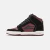 Lakai Telford Unisex - Sneakers Hoog - Black/Burgundy -Mode Schoenen 21d1275444e0400fa1e5882cc772034a
