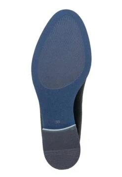 Instappers - Czarny Krawędź Niebieska -Mode Schoenen 2212e3e89046433f842f02182522baa2