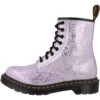 Dr. Martens Enkellaarsjes Met Plateauzool - Lilac Metallic Paint Splatter -Mode Schoenen 22868af7a9d348bcb1deaf423a04c931