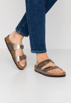 Birkenstock Sydney Bf Narrow - Pantoffels - Graceful Taupe