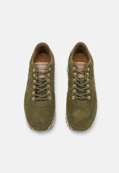 Woden Nora Iii- Sneakers Laag - Dark Olive -Mode Schoenen 2315ebda687743959dd6c997540e96f1