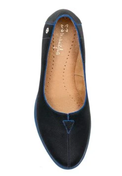 Instappers - Czarny Krawędź Niebieska -Mode Schoenen 2533186b9ed544ddad26db2b814e27cf