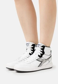 Diadora Magic Basket Mid Metal - Sneakers Hoog - Optical White/Black