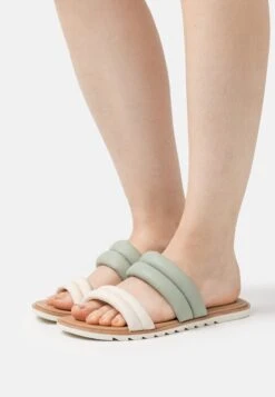 Sorel Ella Puff Slide - Muiltjes - Safari/Chalk