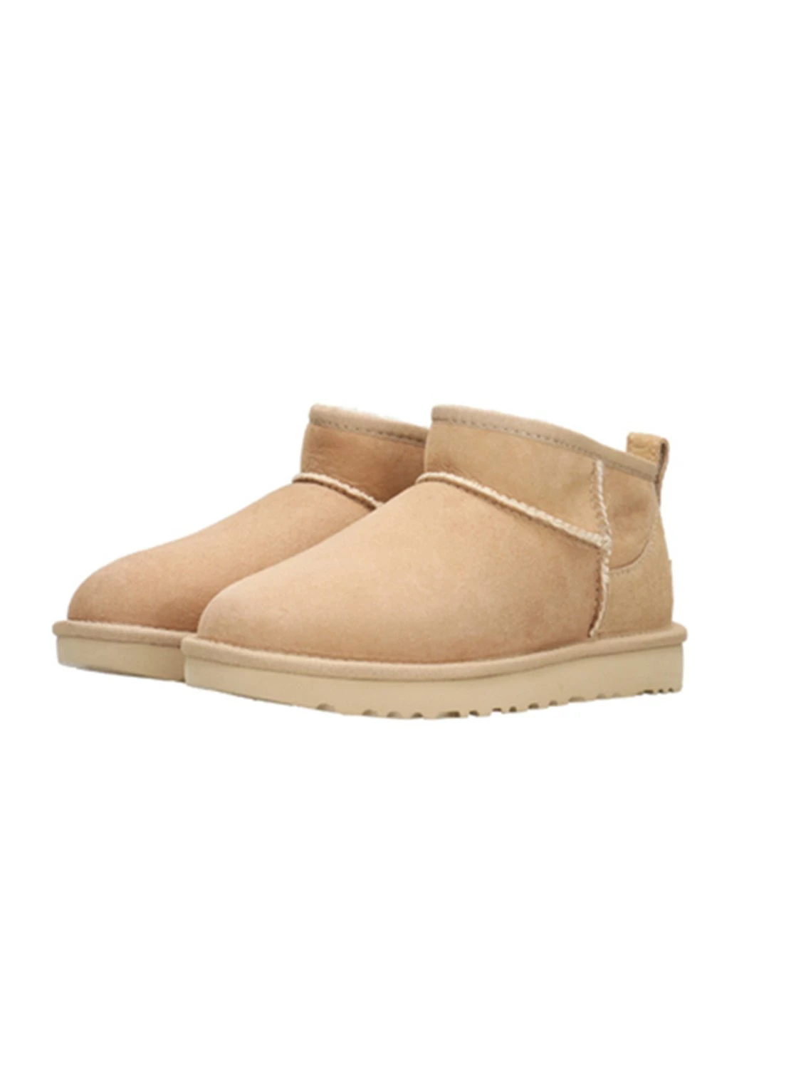 Ugg Classic Ultra Mini - Korte Laarzen - Sand 4 Ugg Classic Ultra Mini - Korte Laarzen - Sand - Afbeelding 2