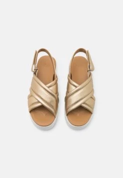 Ugg Zayne Slingback - Sandalen Met Plateauzool - Gold Metallic -Mode Schoenen 2c8ad85aa78c4bcd857a9c6e7ed83831