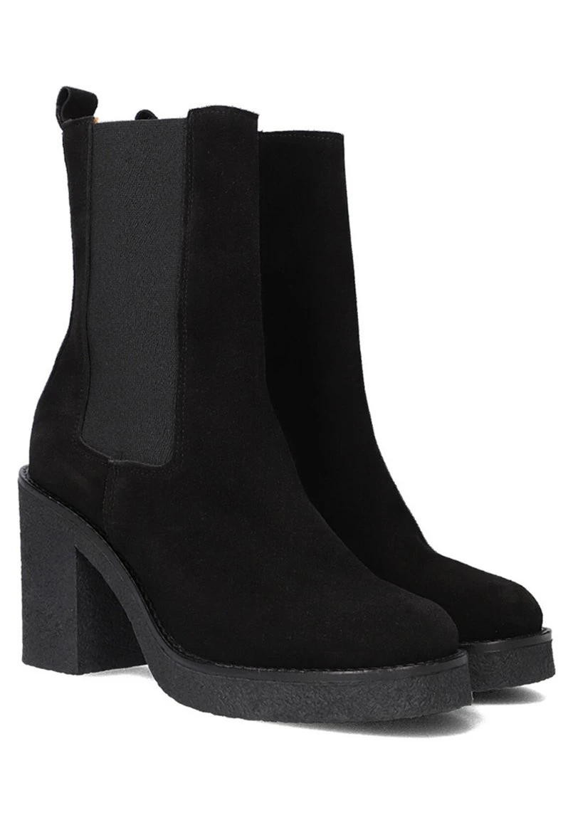 Chelsea 1 - Enkellaarsjes Met Plateauzool - Zwart 4 Chelsea 1 - Enkellaarsjes Met Plateauzool - Zwart - Afbeelding 2