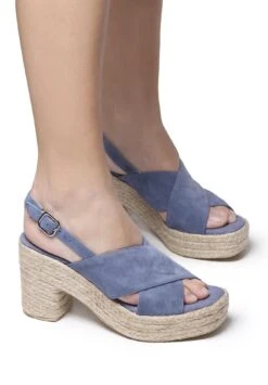Toni Pons Kenia-A - Sandalen Met Plateauzool - Indigo