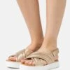 Ugg Zayne Slingback - Sandalen Met Plateauzool - Gold Metallic -Mode Schoenen 2e8076d571e8484d9f5f09fead8af883