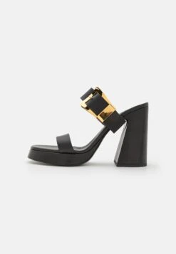PROENZA SCHOULER Buckle Slide- Muiltjes Met Hak - Black