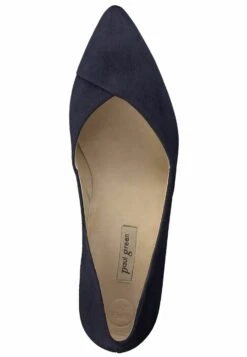 Paul Green Klassieke Pumps - Samtziege Blau Natur -Mode Schoenen 32936e9d04ac465bac4ee1caad586151