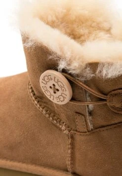 Ugg Mini Bailey Button - Korte Laarzen - Chestnut -Mode Schoenen 36e837ccda904301913c71034c08c7dd