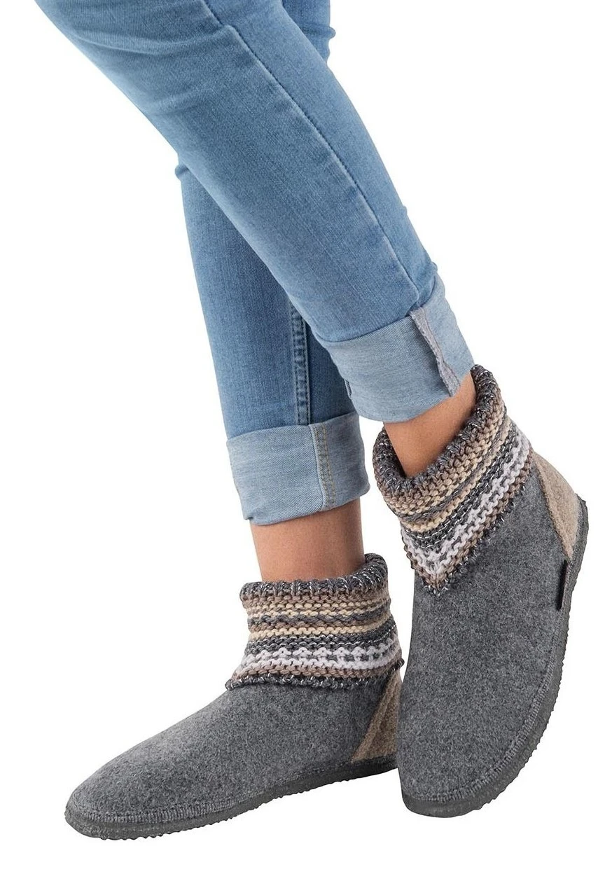 Giesswein Kiel - Pantoffels - Schiefer 4 Giesswein Kiel - Pantoffels - Schiefer - Afbeelding 2