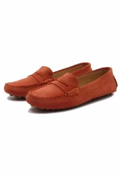 Mocassins - Orange Brique -Mode Schoenen 3ae14b208e6b46418a64d46de7b71e82