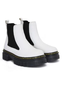 Korte Laarzen - White -Mode Schoenen 3b29f094846f428882857d6d35aa8379