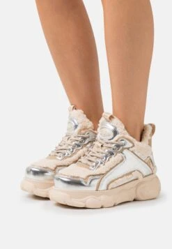 Buffalo Chai Warm - Sneakers Laag - Cream/Silver-Coloured
