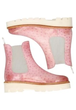MELVIN & HAMILTON Leonie 5 Vegas Ostrich Pale - Korte Laarzen - Rosa -Mode Schoenen 3d1f214765ad4fc686cda62f5981d142