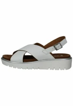 Ara Sandalen Met Plateauzool - Weiss