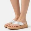 Fitflop Flatform Toe Post - Teensandalen - Silver -Mode Schoenen 4992adfb0de44ae5b3ed031e526f1137