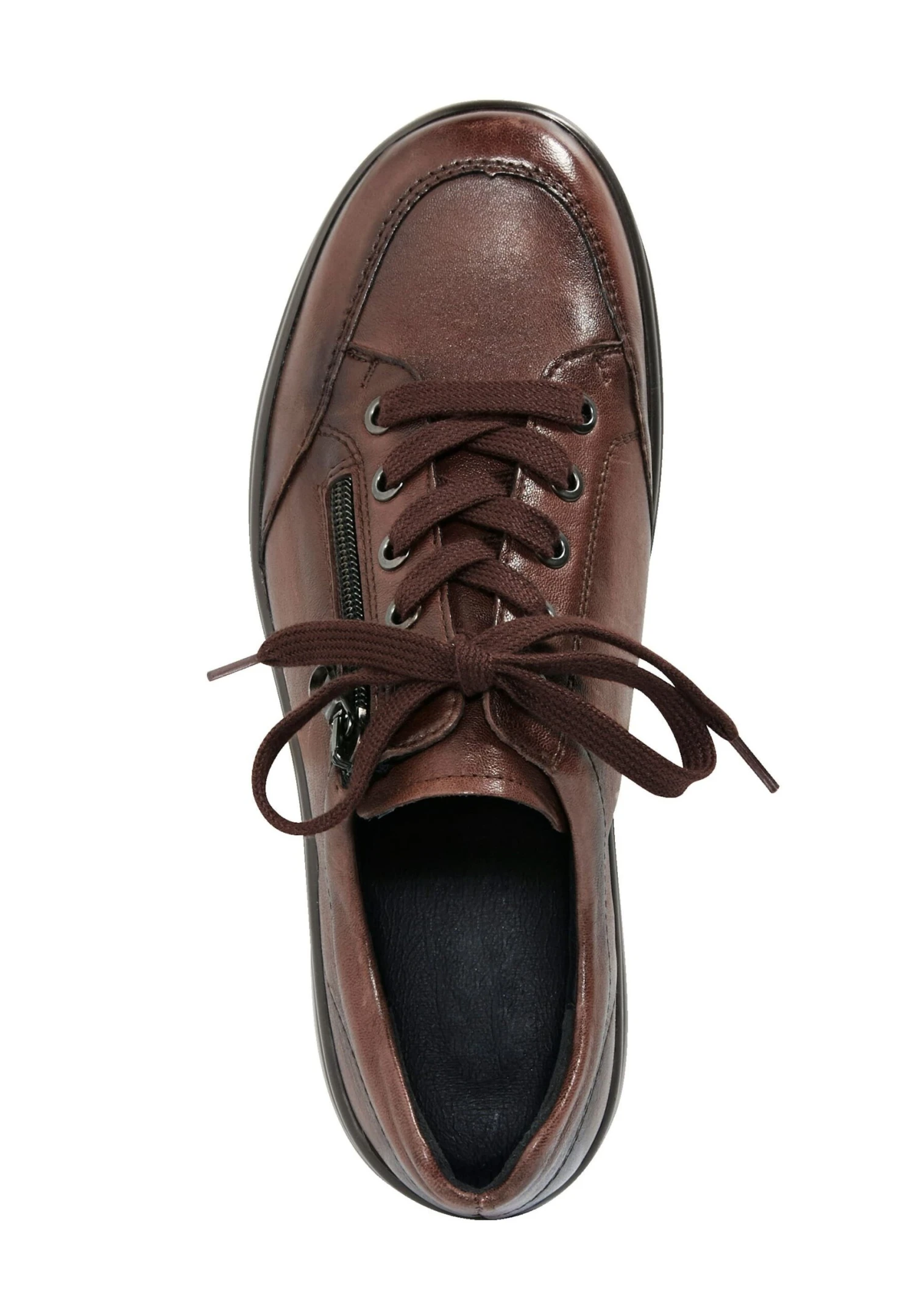 Sportieve Veterschoenen - Cognac 6 Sportieve Veterschoenen - Cognac - Afbeelding 4