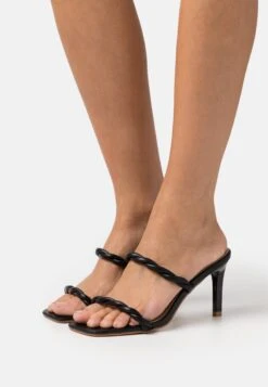 Raid Sameera - Muiltjes Met Hak - Black