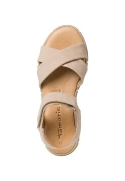 Tamaris Sandalen Met Plateauzool - Antelope Nubuc -Mode Schoenen 50b1a254065a410bb57f4248fa266fec