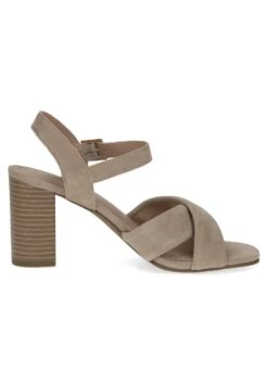 Caprice Sandalen Met Hoge Hak - Cement Suede -Mode Schoenen 59d3118445fe4118824f768dbec85321