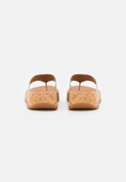 Fitflop Flatform Toe Post - Teensandalen - Silver -Mode Schoenen 5a8cebf844544406aaa70ce15c091709