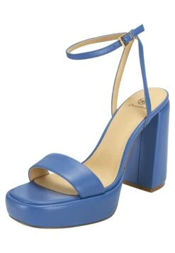 Riemchen - Sandalen Met Plateauzool - Denim -Mode Schoenen 5c8bebce6d924e78a1cf83abbea08f82