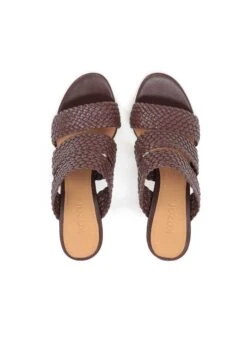 Kazar Clotilde Elegant On A Tall Heel - Muiltjes Met Hak - Dark Brown -Mode Schoenen 5d576f702b83417b90a523f58548ad01