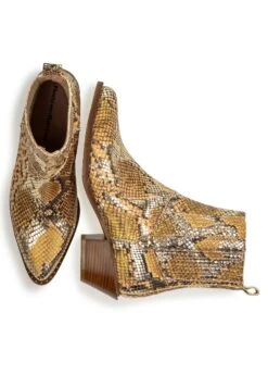Floris Van Bommel Enzi- Cowboy-/Bikerlaarsjes - Gold -Mode Schoenen 5d901666c5794ae1a553567c57c5dfda