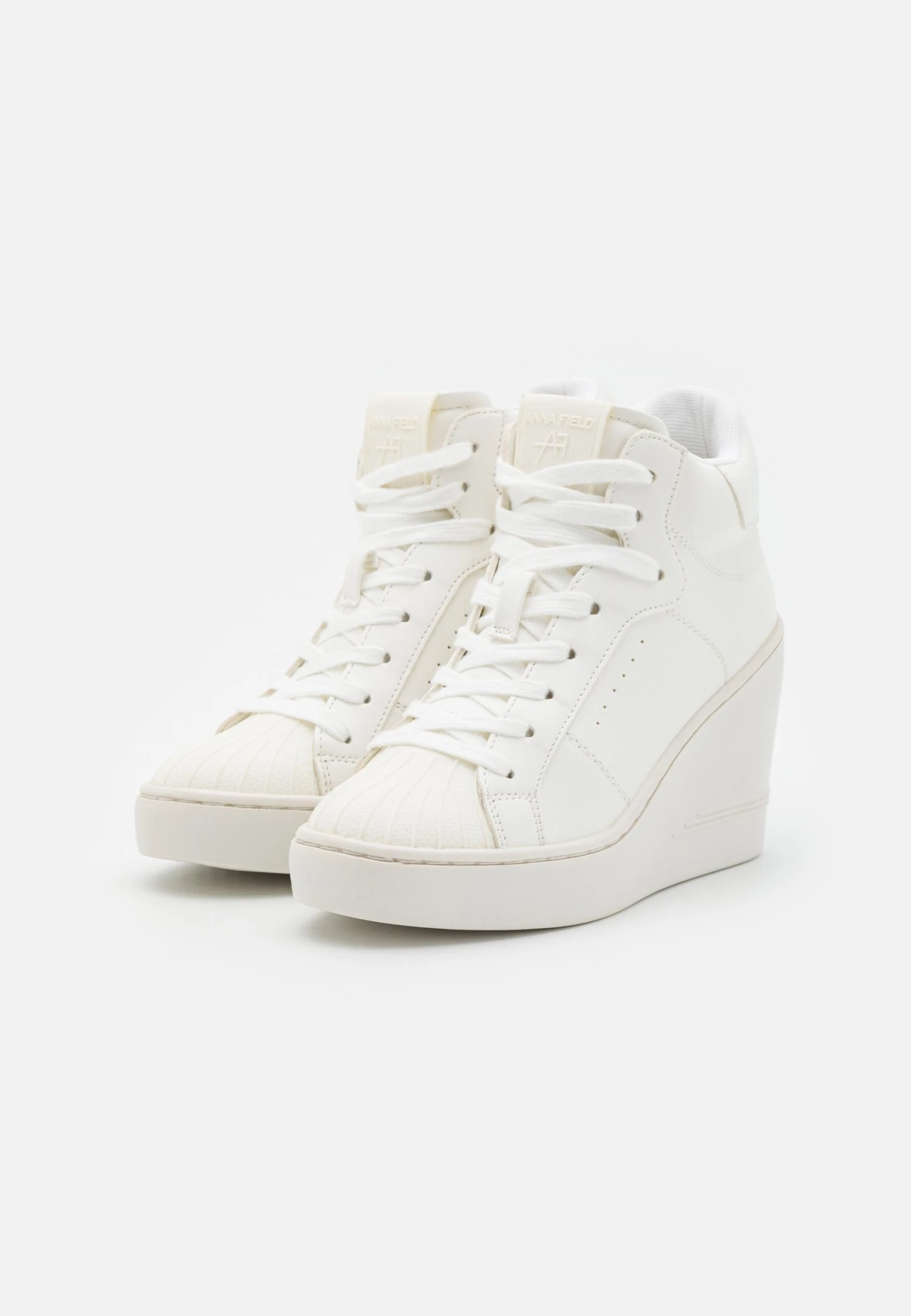 Anna Field Sneakers Hoog - White 4 Anna Field Sneakers Hoog - White - Afbeelding 2