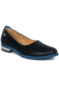 Instappers - Czarny Krawędź Niebieska -Mode Schoenen 5ec0b53e6abd46f7b8ab113edc8569cf