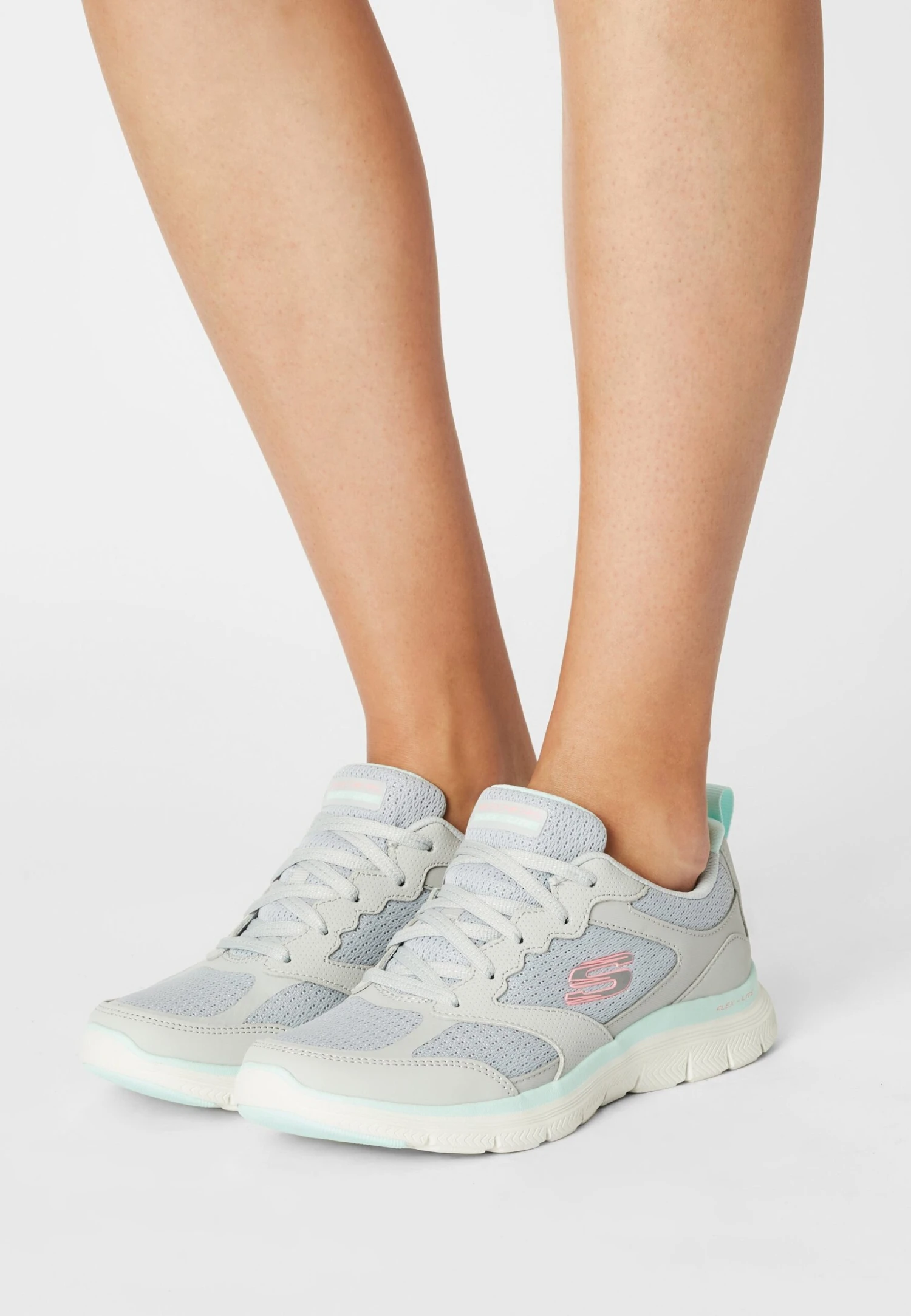 Flex Appeal - Sneakers Laag - Gray/Light Blue 3 Flex Appeal - Sneakers Laag - Gray/Light Blue