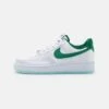 Nike Sportswear Air Force 1- Sneakers Laag - White/Sport Green/Ice -Mode Schoenen 627bb212b42a45b294adc5c9fe5cdd79