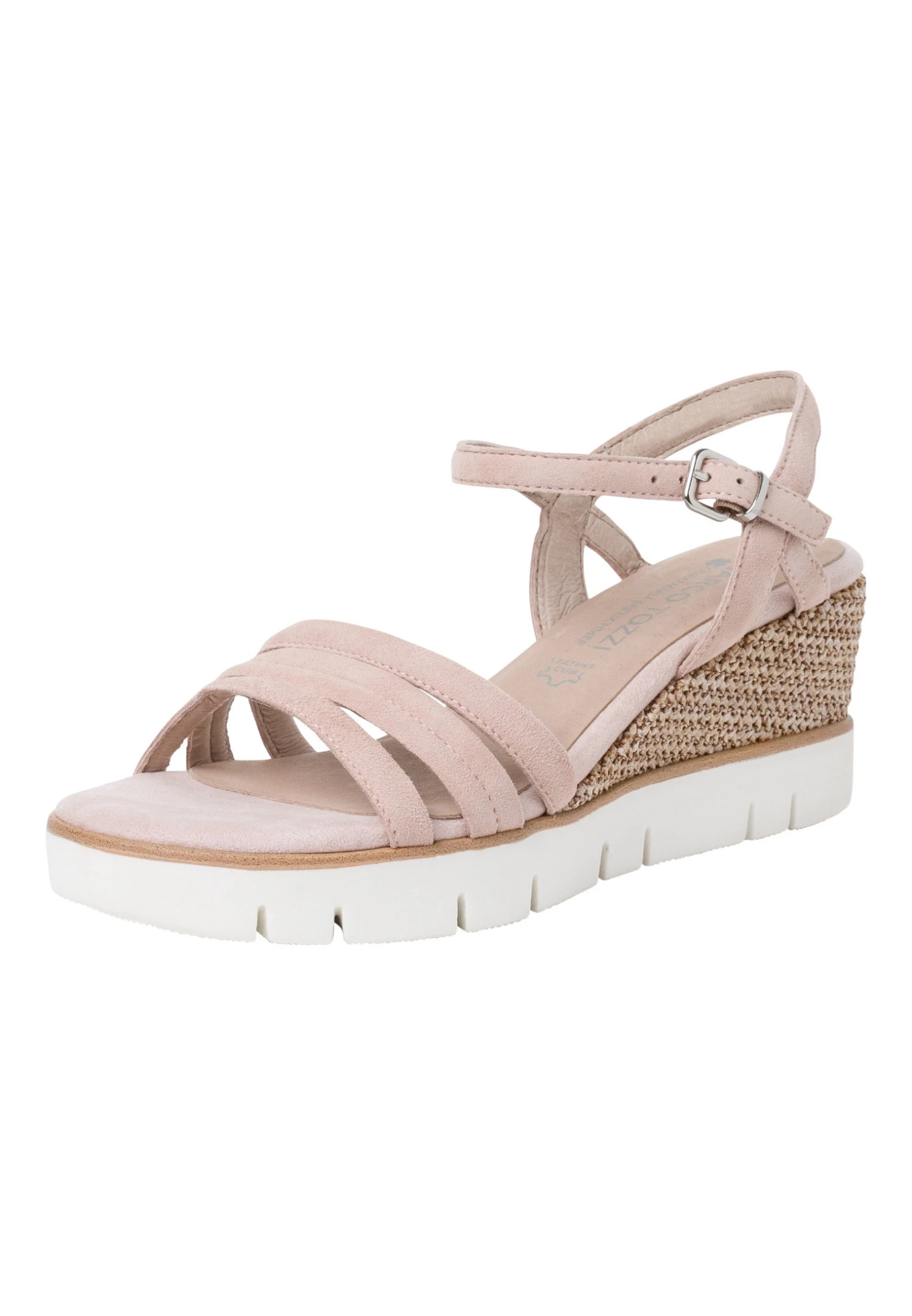 Marco Tozzi By Guido Maria Kretschmer - Sandalen Met Sleehak - Rose Suede 4 Marco Tozzi By Guido Maria Kretschmer - Sandalen Met Sleehak - Rose Suede - Afbeelding 2
