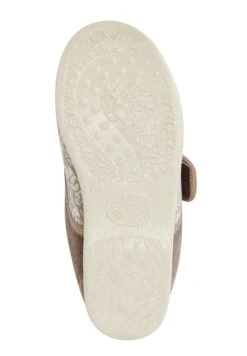 Pantoffels - Taupe -Mode Schoenen 66522937952e455d86fee0700b30a925