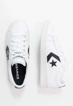 Converse Pro Leather - Sneakers Laag - White/Black -Mode Schoenen 680c625ad6434668a5250b12a5ac62e7