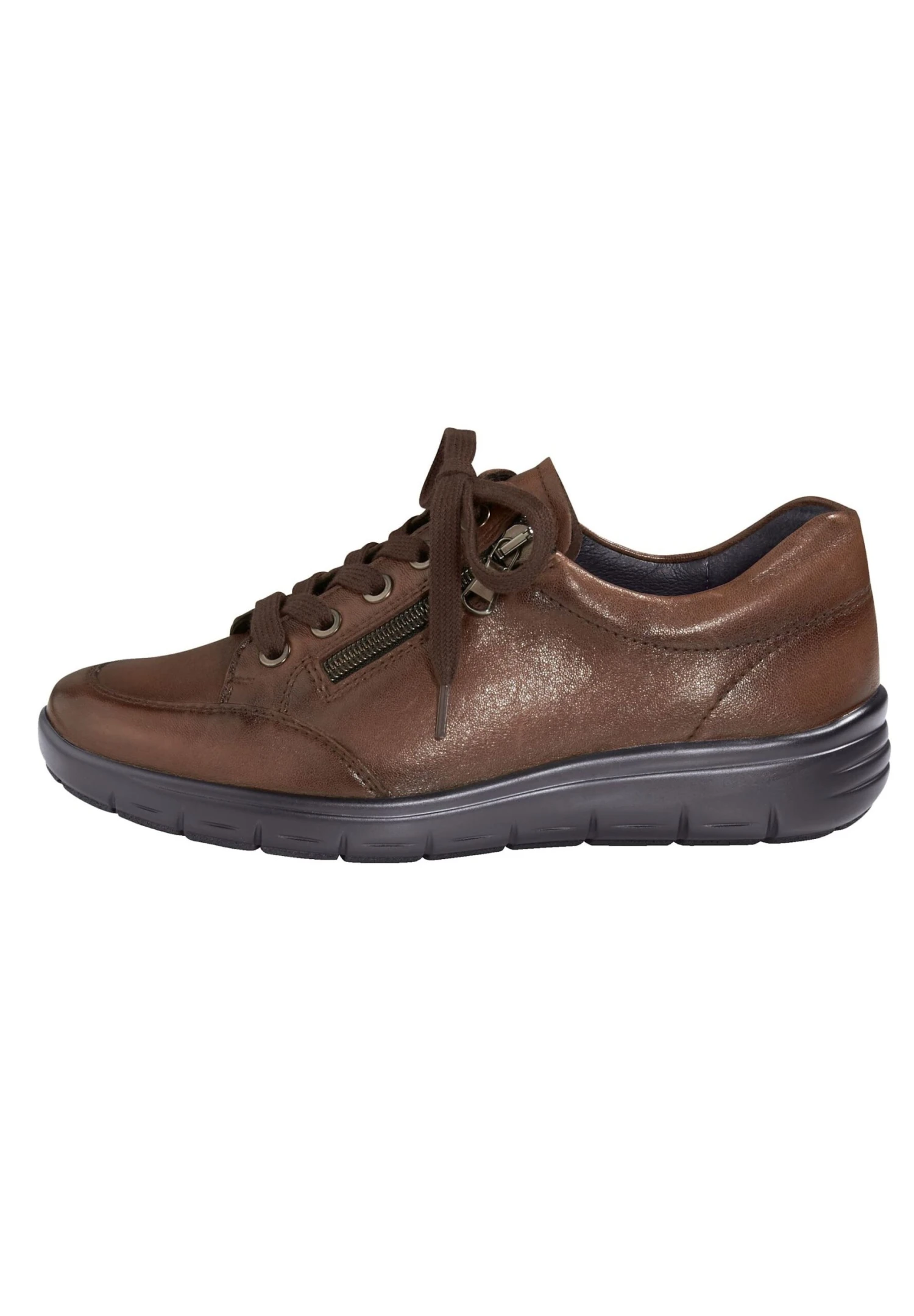 Sportieve Veterschoenen - Cognac 4 Sportieve Veterschoenen - Cognac - Afbeelding 2